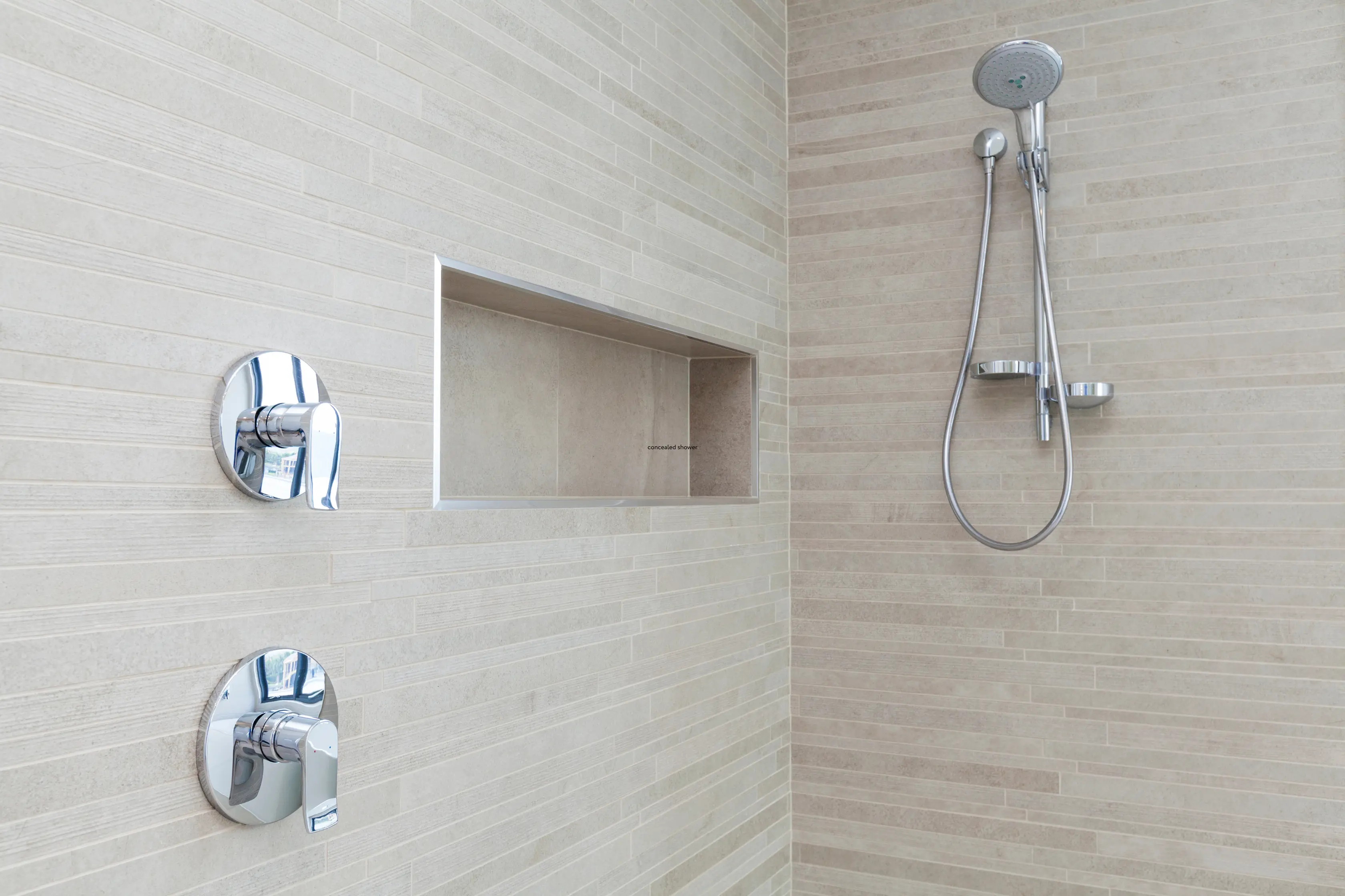 Concealed Shower In Modern Shower Room